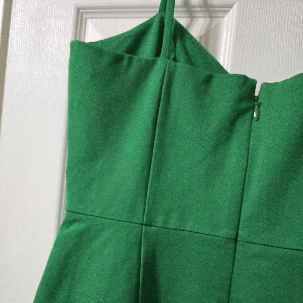 Lavish Alice Origami Ponte Midi Dress in Spring Green, Sweetheart Neckline, EUC! - Picture 10 of 16